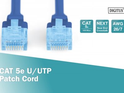 Digitus Patch cord U/UTP kat.5e PVC 10m niebieski