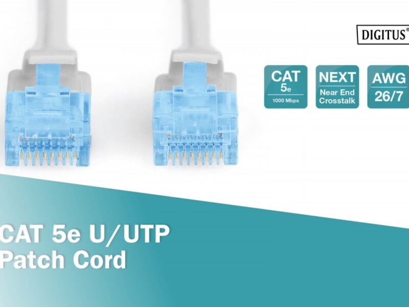 Digitus Patch cord U/UTP kat.5e PVC 15m szary