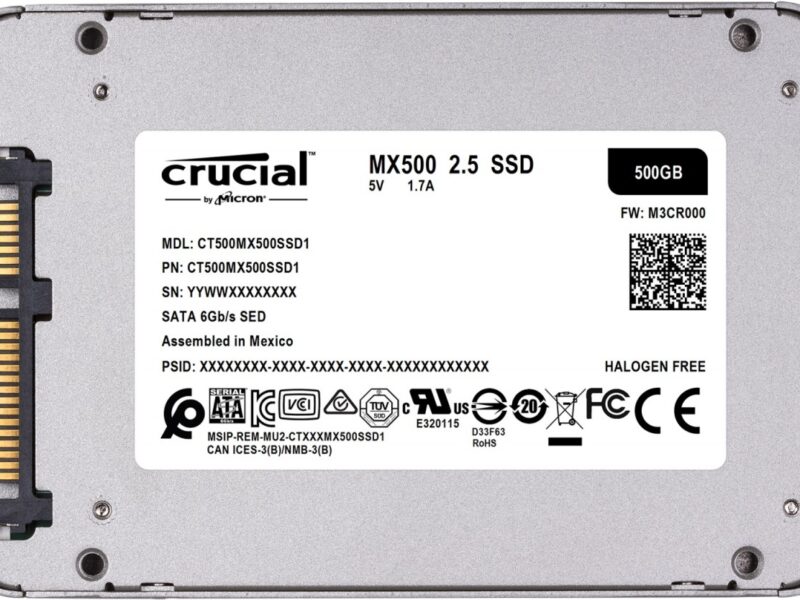 Crucial MX500 500GB Sata3 2.5'' 560/510 MB/s