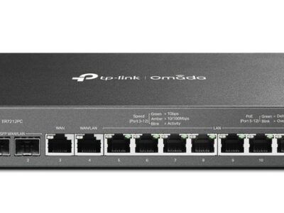 TP-LINK Router VPN Gigabit PoE+ Omada 3-w-1 ER7212PC