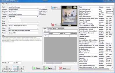 MK Games Catalogue NET
